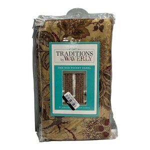 Traditions By Waverly Navarra Antique One Rod Panel 52x84 in # 14314